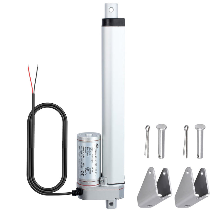 Justech Linear Actuator Motor Linearantrieb Linearmotor Verstellantrieb Toröffner 12v DC 750N 200mm,