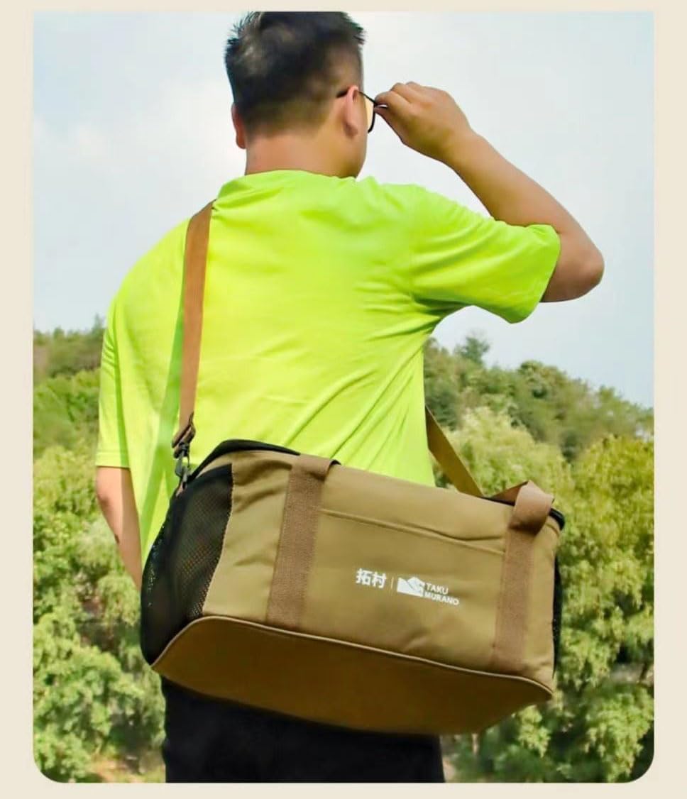 Outdoor Camping Aufbewahrungstasche Tragekoffer Gasherd Kanister Topf Tragetasche Picknicktasche Koc