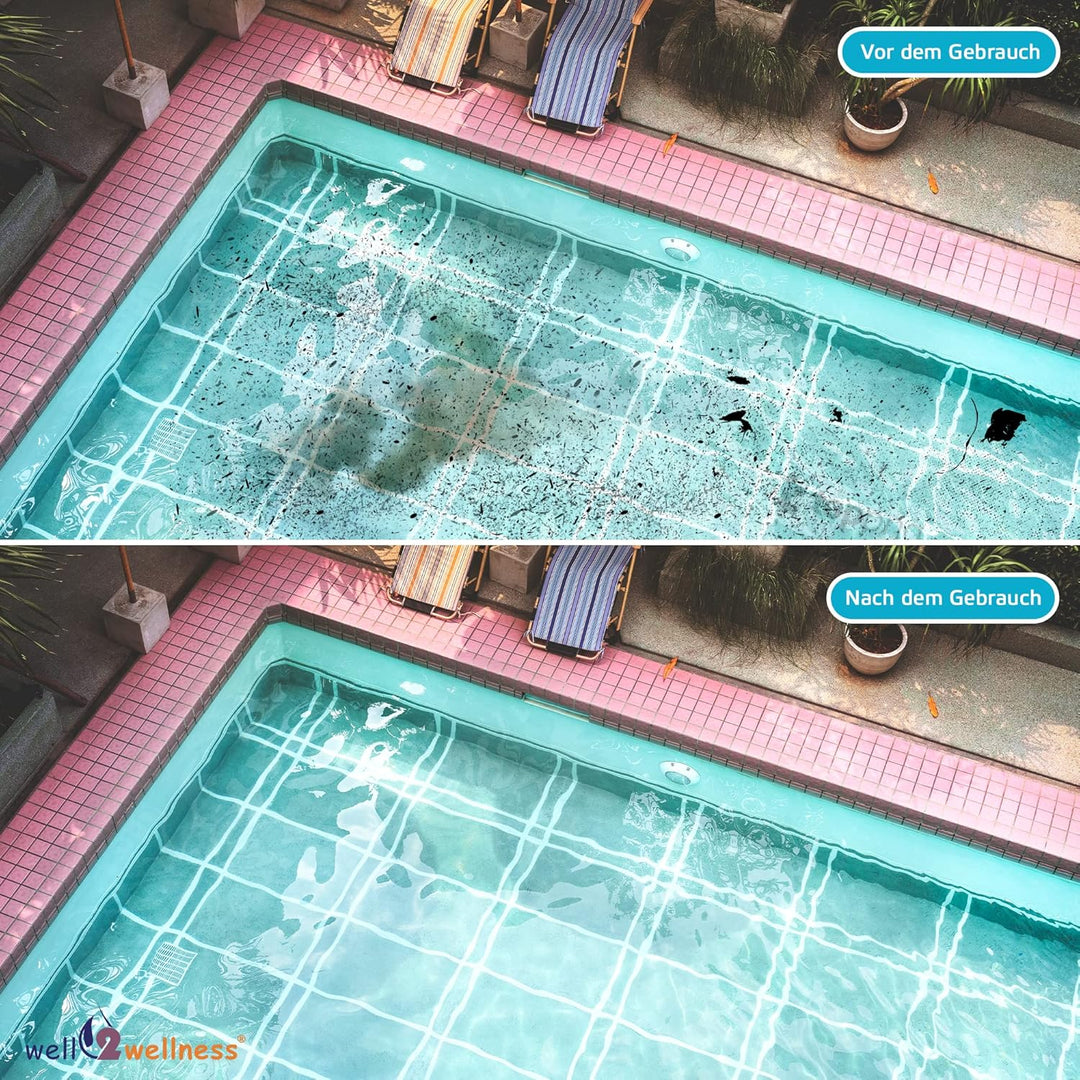 well2wellness Pool Elektrosauger AquaJack 121 | Spa Elektrosauger | Handsauger | Bodensauger | Einfa
