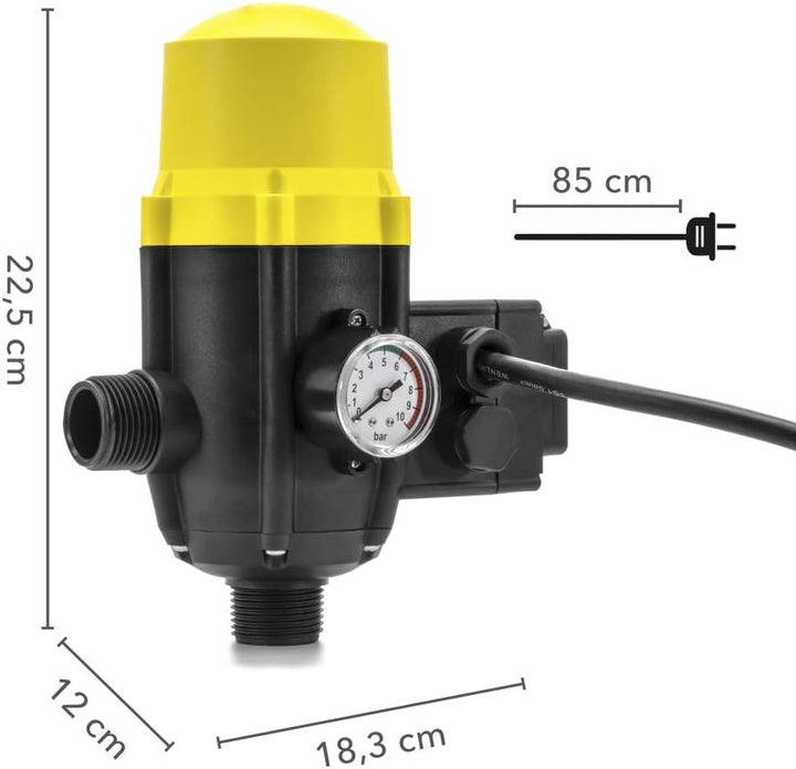 TROTEC Elektronischer Druckschalter TDP DSP Pumpensteuerung Druckwächter für Hauswasserwerk Gartenpu