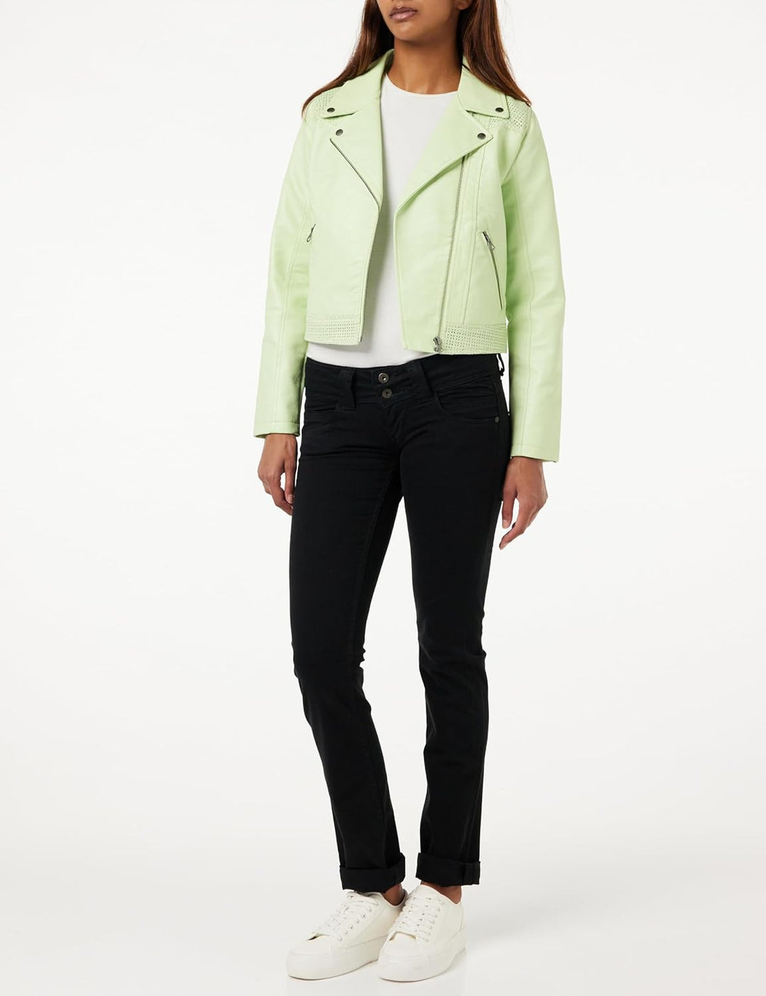 Pepe Jeans Damen Masie Jacket S Green (Bleach Green), S Green (Bleach Green)