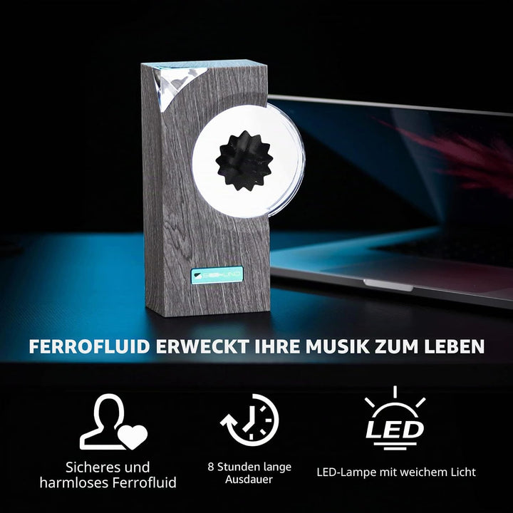 Sovenomund Dancing Ferrofluid with Music Rhythm, Ferrofluid Speaker Music Mate/Sound Partner, Ferrof