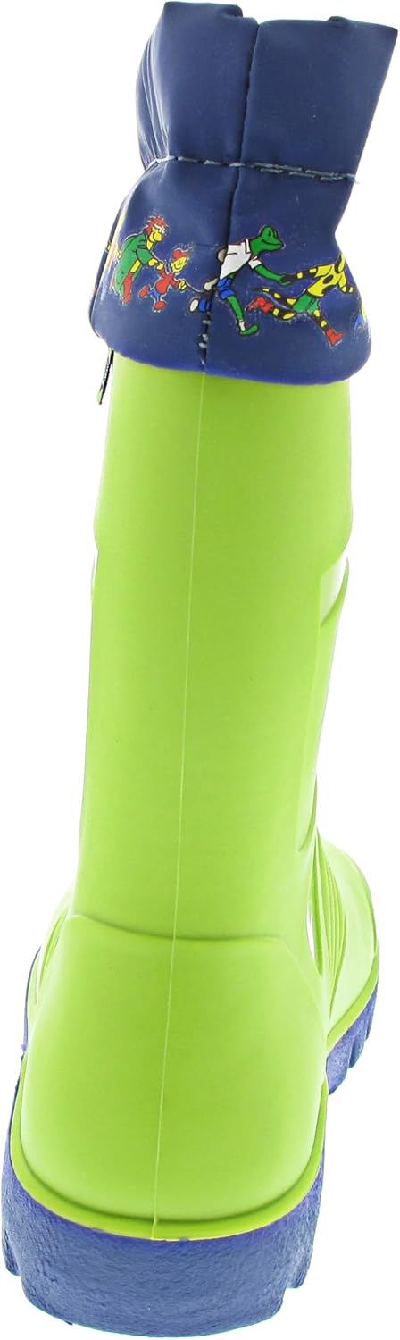 Lurchi Jungen Peer Gummistiefel, Grün