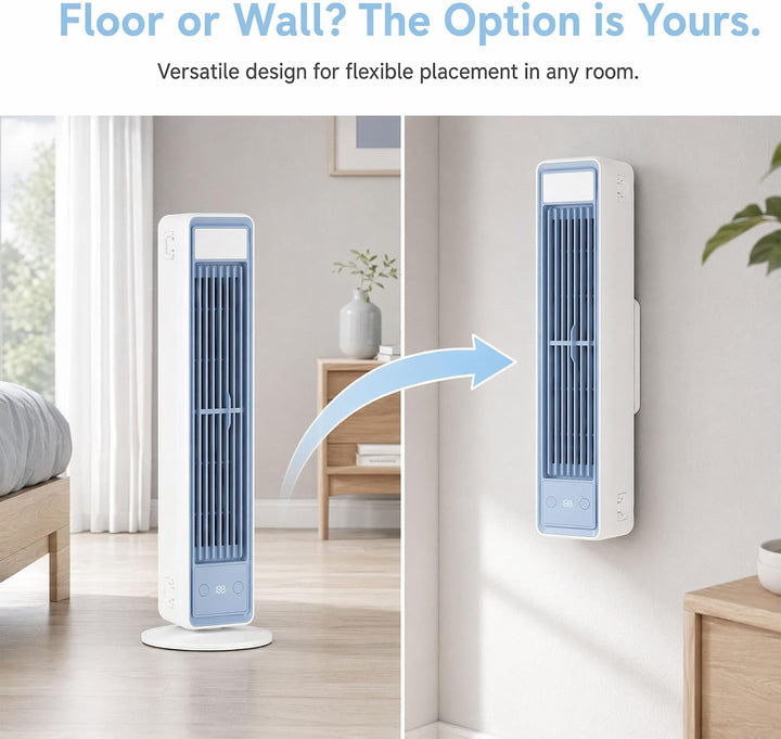 Mobiler Luftkühler für Schreibtisch & Büro, Tragbare Klimaanlage Kompakt, Leiser Tischventilator ohn