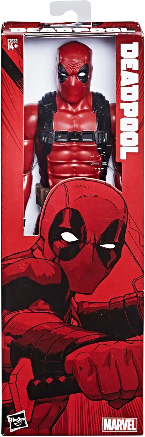Marvel Deadpool Action-Figur mit Accessoire, Rot