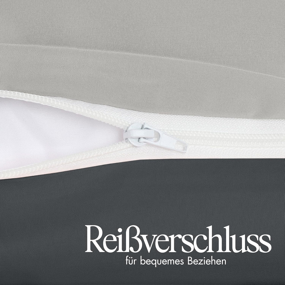 Utopia Bedding Bettwäsche 220x240 Set - Mikrofaser Bettbezug 240x220 cm + 2 Kissenbezüge 65x65 cm -