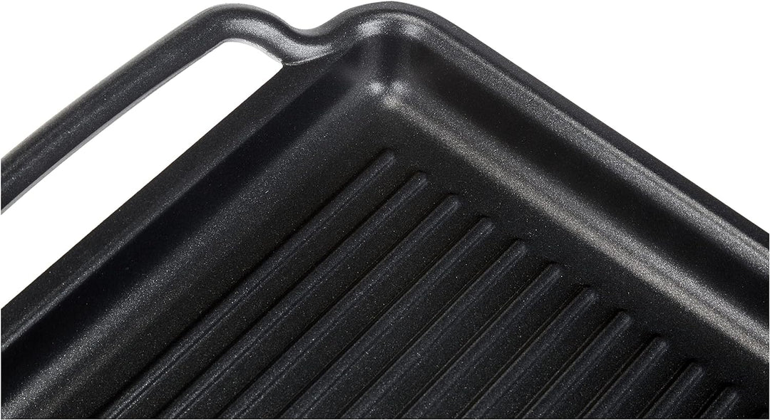 BRA Grillplatte gerillt Solid + Teflon Classic beschichtet 40 x 28 cm