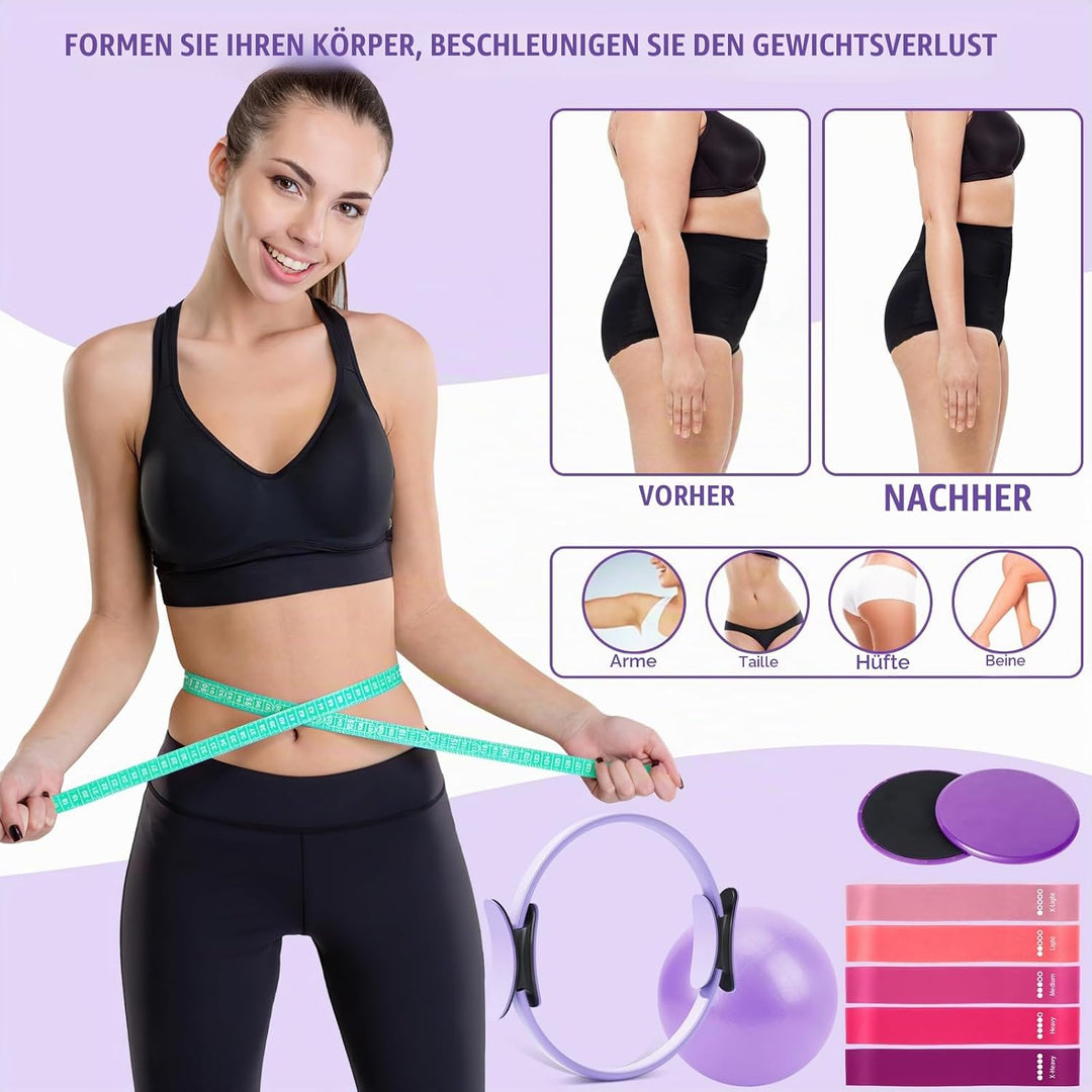 Pilates Ring Set - Pilates Essential Kit mit 12,6&