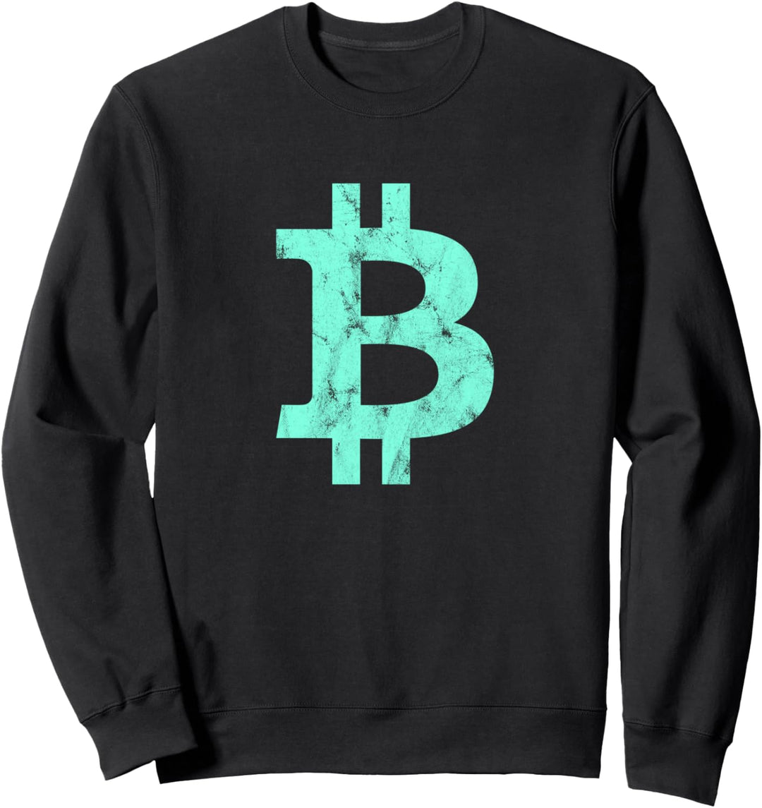 Bitcoin & Crypto - The Bitcoin Logo (Vintage) Sweatshirt