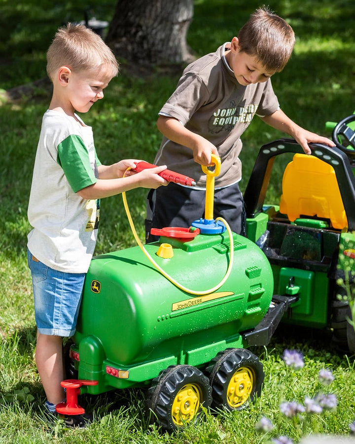Rolly Toys rollyTanker John Deere Tankwagen (für Kinder 3-10 Jahre, mit Pumpe und Spritze, 30 Liter,
