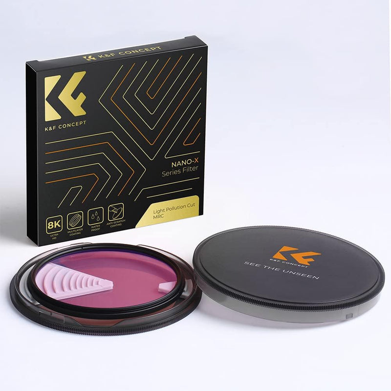 K&F Concept Nano-X 77mm Natural Night Filter Astroklar Nachtlicht Light Pollution Filter für Nachtau