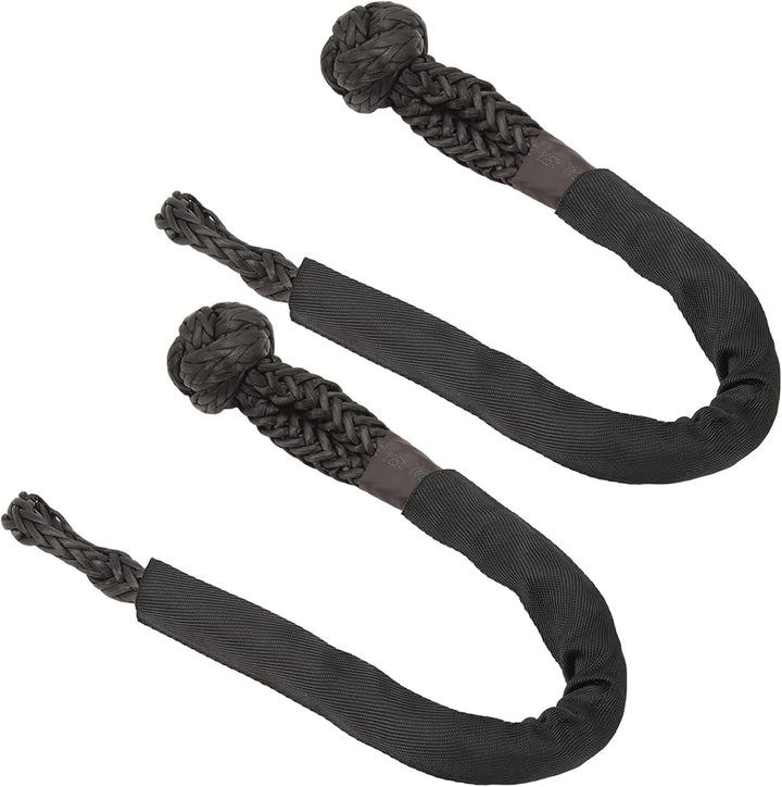 Weicher Schäkel, Seilschäkel, reissfest, tragbar, für SUV für Boot(Schwarz)