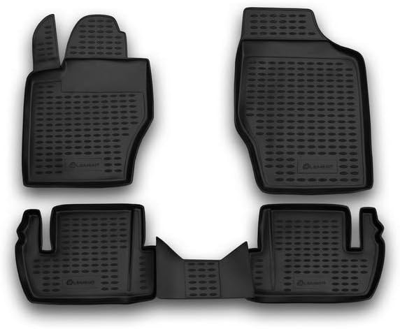 Element Passgenaue Premium Antirutsch Gummi Fussmatten - Peugeot 307