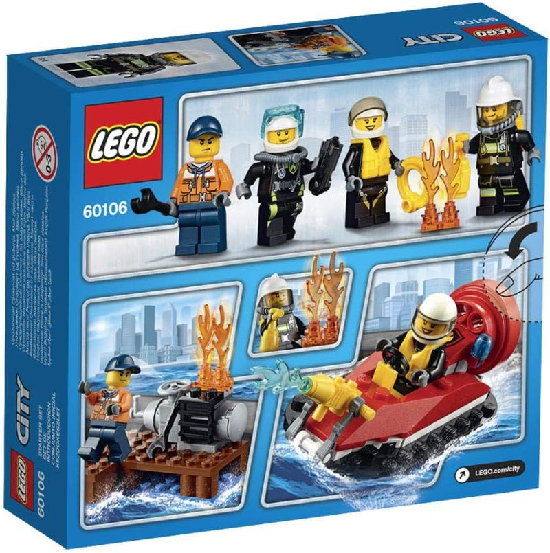 LEGO City 60106 - Feuerwehr-Starter-Set Starterset, Starterset