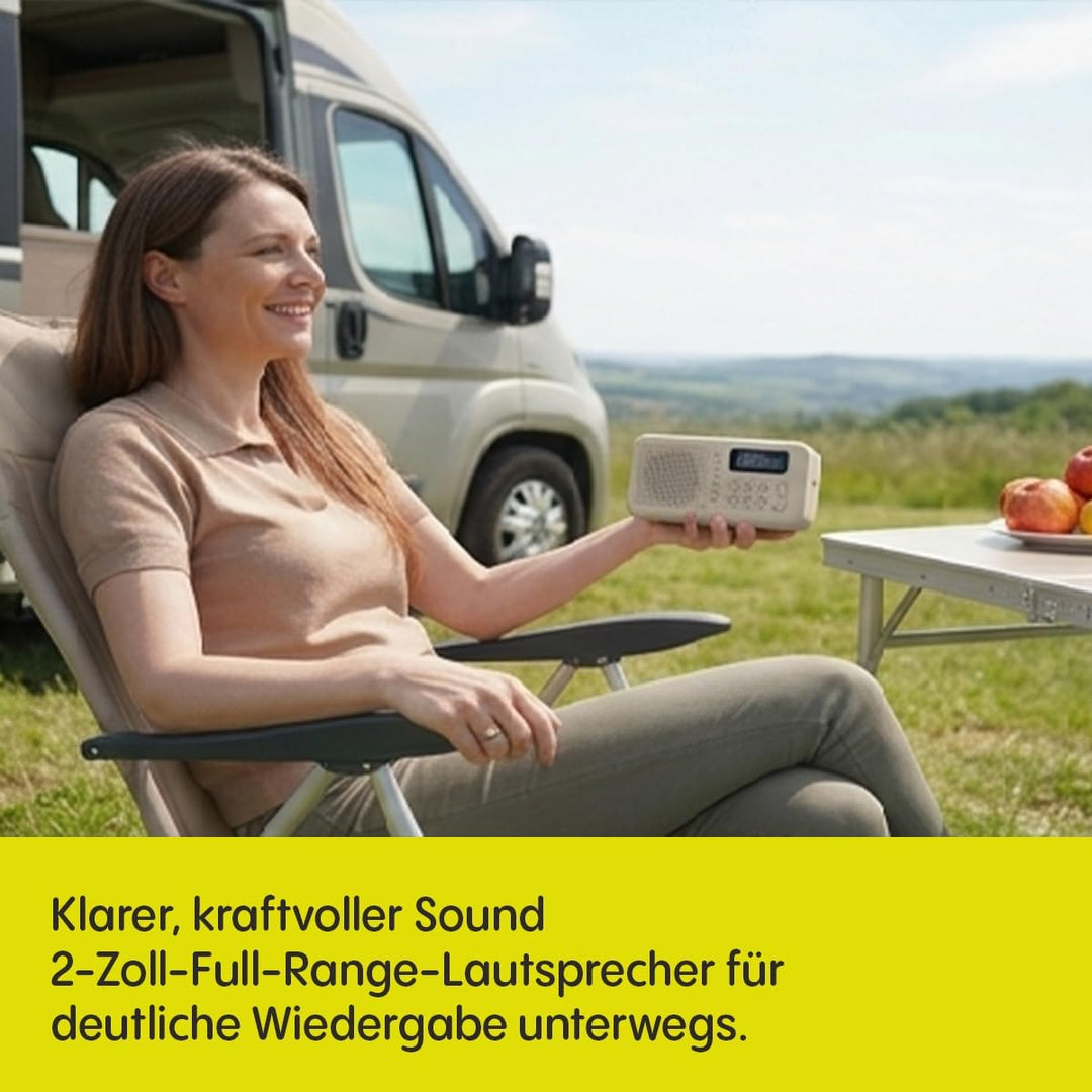 Pure Elan Move Tragbares Digitalradio DAB+ & FM mit Bluetooth 5.3, Ultra‑kompaktes Taschenradio mit
