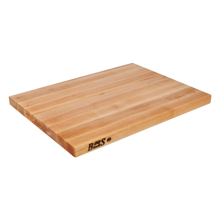 Boos Block Scheidebrett – 40 x 25 x 2,5 cm - Nordamerikanisches Ahorn Schneidebrett Gross – Hackbloc
