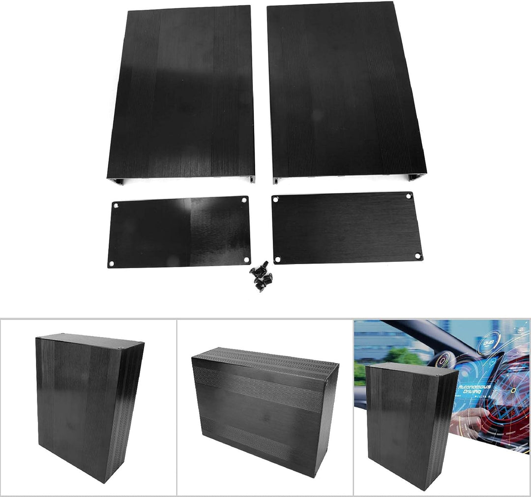 Aluminium Gehäuse, Elektronisches Metallgehäuse, DIY-Elektronikplatine 68 x 145 x 200mm, 200mm