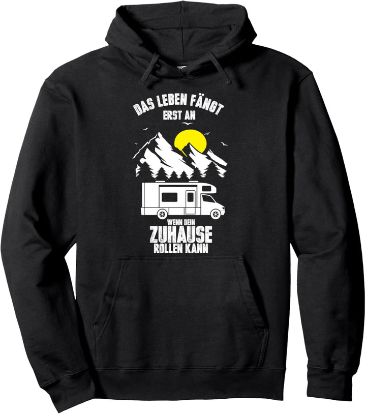 Camper Wohnmobil Wohnwagen Campen Reise Pullover Hoodie