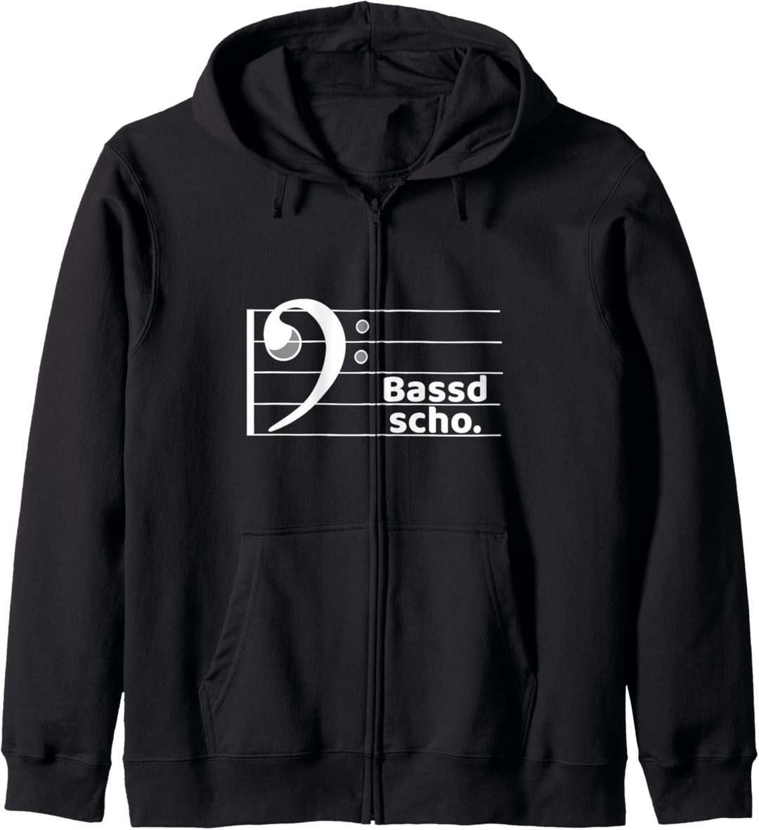 Lustig & cool: Bass Bassd scho Franken Fränkisch Fränggisch Kapuzenjacke