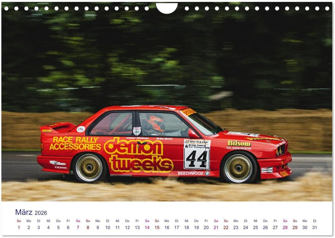 Rally Ikonen (Wandkalender 2026 DIN A4 quer), CALVENDO Monatskalender: Autos die Rallygeschichte sch