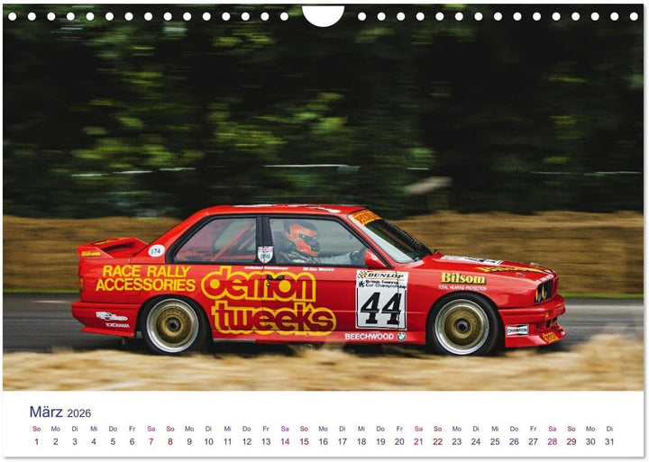 Rally Ikonen (Wandkalender 2026 DIN A4 quer), CALVENDO Monatskalender: Autos die Rallygeschichte sch