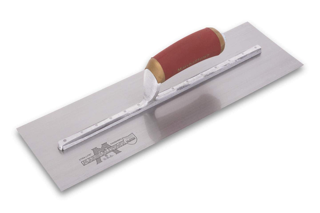 Marshalltown PB165D PermaShape Glättkelle, gebogene Form, aus Carbonstahl, perfekt für Verputzer und