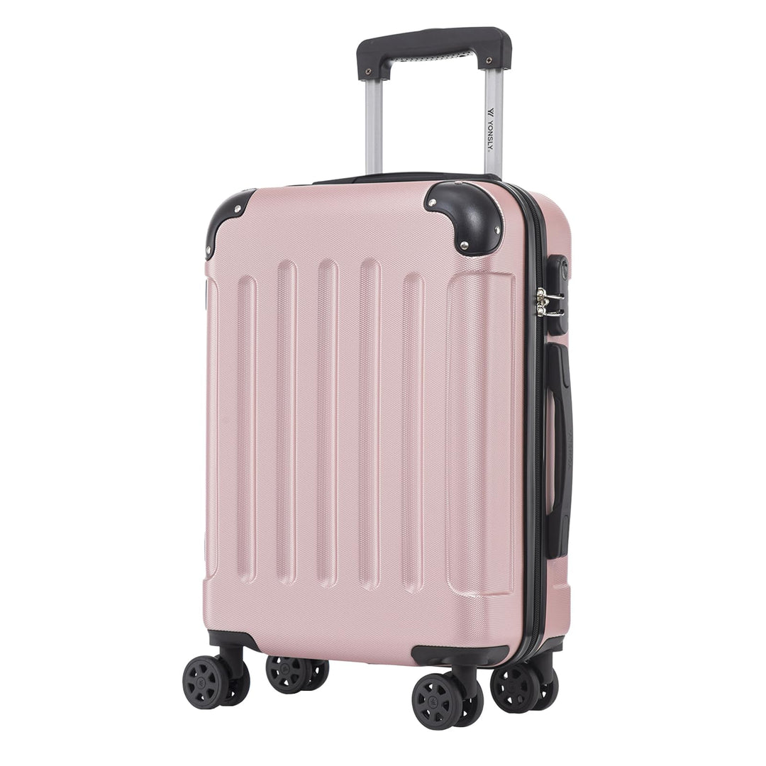 Trolley Koffer Suitcase, Reisekoffer, Rollkoffer Handgepäck, Hartschalenreisekoffer mit 4 Rollen 360