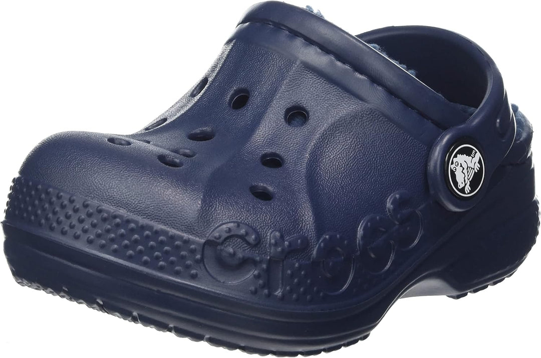 Crocs Unisex Kinder Baya Lined T Clogs 22/23 EU Navy, 22/23 EU Navy