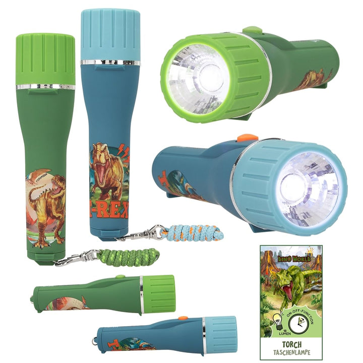 Depesche Dino World - Torch with Timer - Ass. (0412641), Black