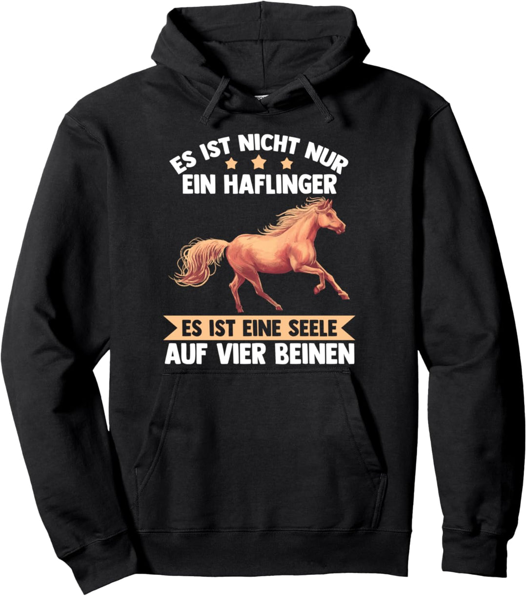 Reiten Reiterin Pferdestall Pferde Pferd Haflinger Pullover Hoodie