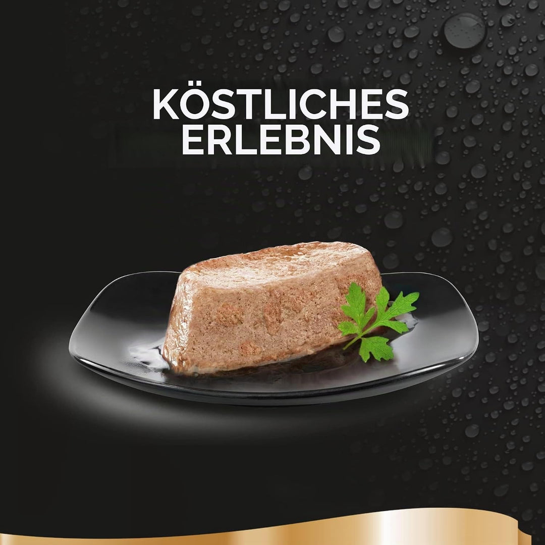 Sheba Perfect Portions Hühnchen in zarten Pastete, Katzenfutter, 8 Packungen mit je 6 Portionen (48