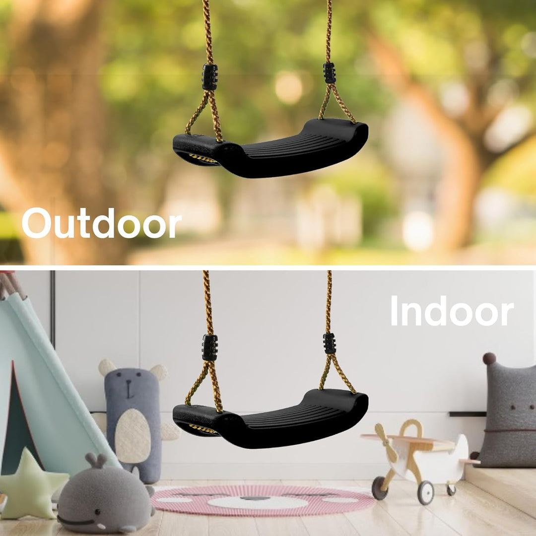 h2i Schaukel aus Kunststoff für Kinder und Kleinkinder | Wetterfester Schaukelsitz Indoor & Outdoor