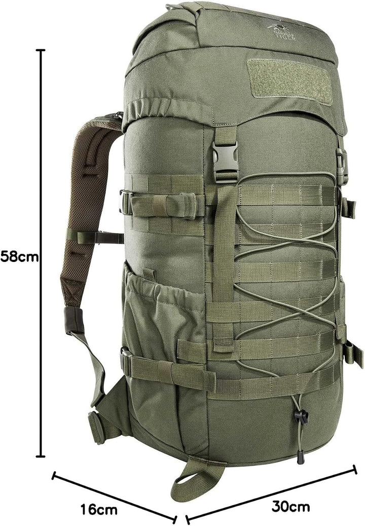 Tasmanian Tiger TT Mil OPS Pack 30, Militär-Rucksack, Molle-kompatibler Wander-Rucksack Herren mit 3