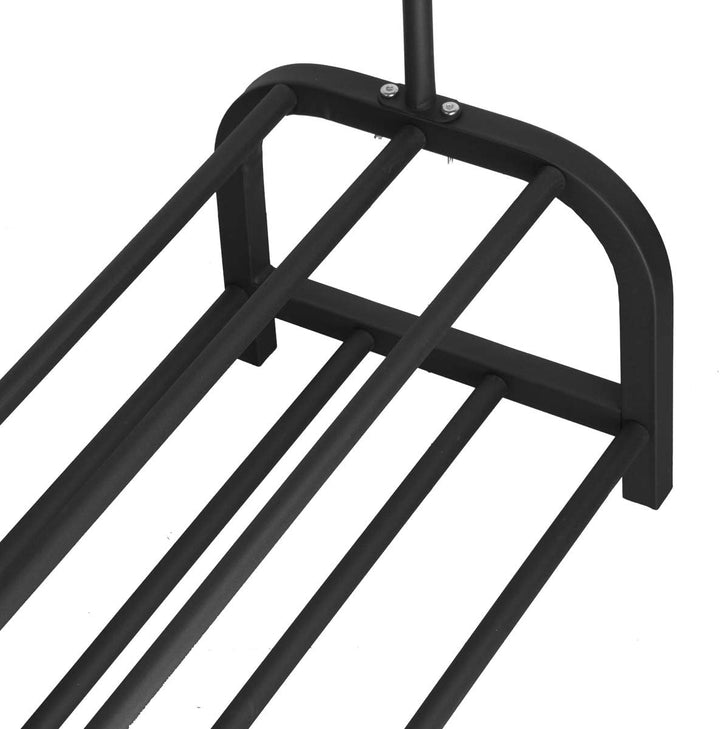 Vinteky Kleiderständer Freistehender Kleiderständer, Garderobenständer aus Metall6 Haken, 110 × 33 ×