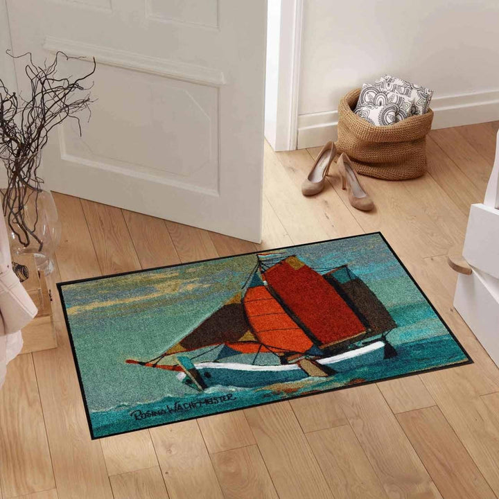 Salonloewe Rosina Wachtmeister Fussmatte waschbar Sail Away 50x75 cm SLD1313-050x075