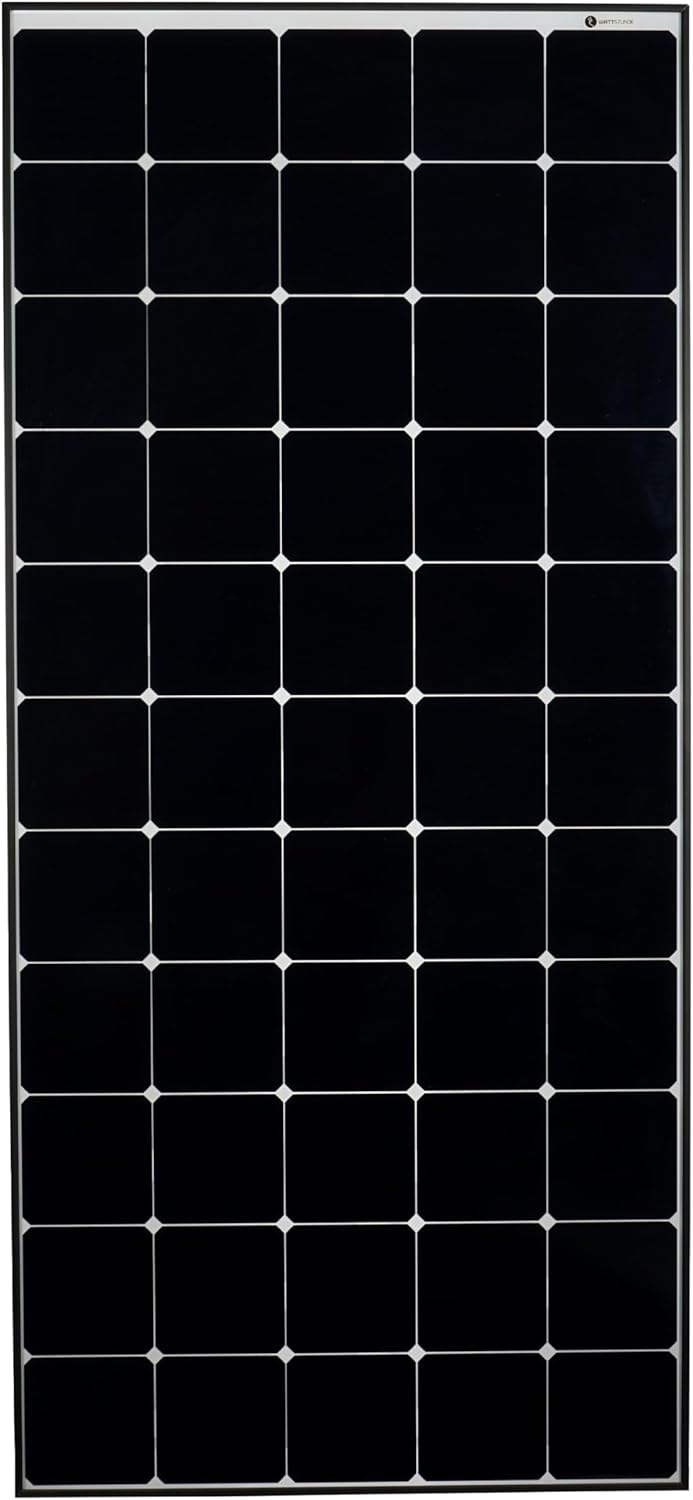 210W SOLA Frame Solarmodul-Set für Wohnmobile und Camper, Laderegler, Kabel, Montagezubehör (Schwarz