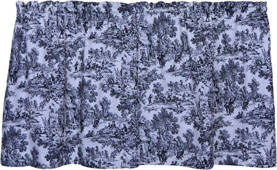 Ellis Curtain Victoria Park Toile Vorhänge, 172 x 76 cm, Schwarz 68 x 30 Tier Schwarz, 68 x 30 Tier