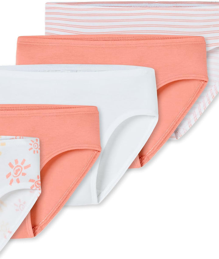 Schiesser Mädchen 5 Pack Slips Unterhosen - 95/5 Organic Bio Baumwolle - Grösse 92 bis 140 92 Sortie
