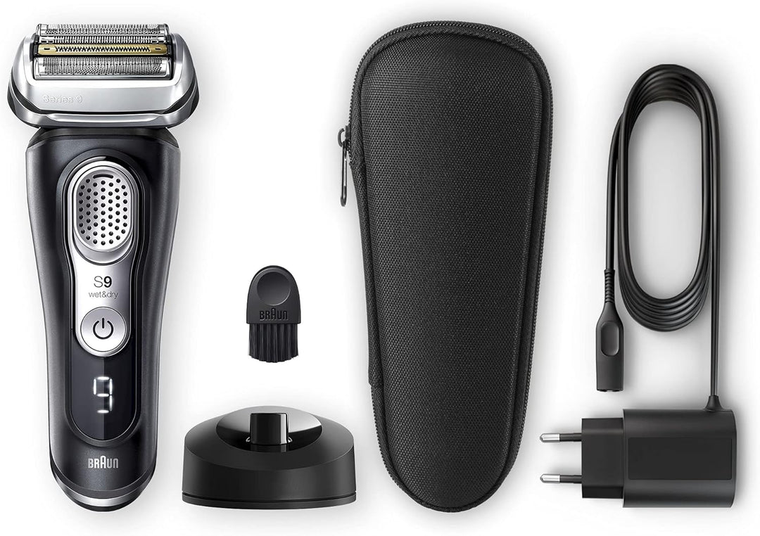 Braun Series 9 Premium Rasierer Herren mit 4+1 Scherkopf, Elektrorasierer & Trimmer für Präzision, L