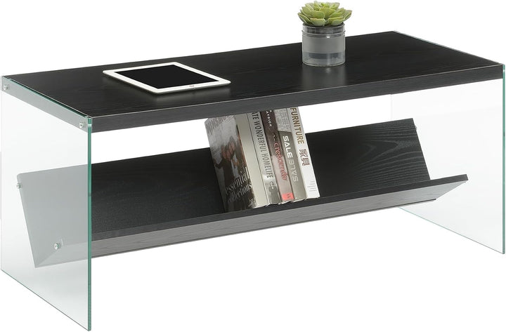 Convenience Concepts SoHo Modern Living Aufbewahrungsregal, moderner Couchtisch für Familienzimmer,
