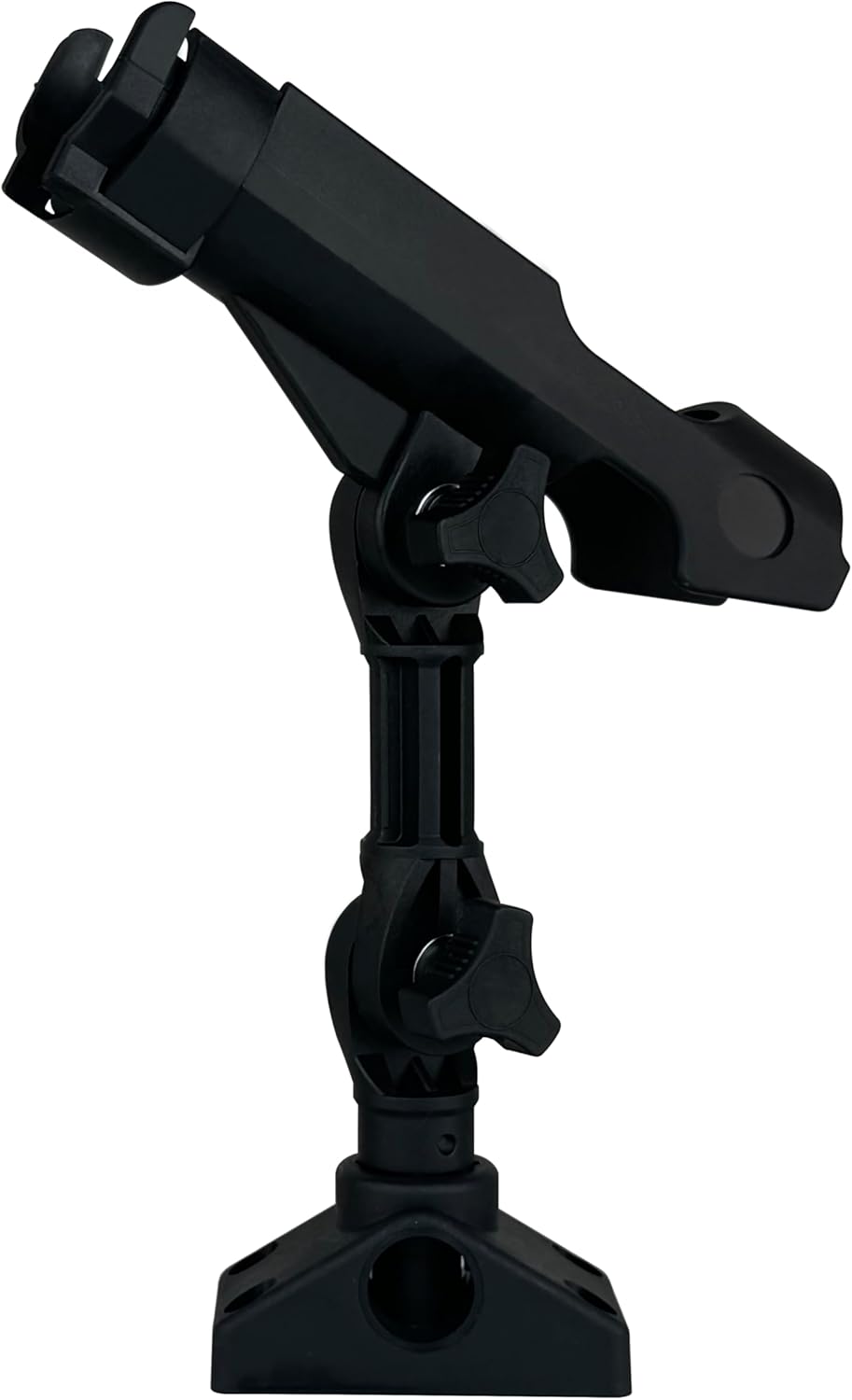 2 Stück Baitcaster/Spinnrutenhalter mit seitlicher Deckhalterung Verlängerungshalter + Halterung, Ve