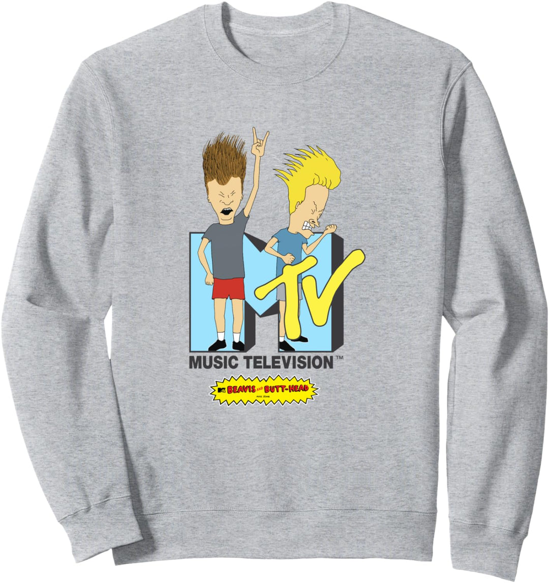 Beavis And Butt-Head MTV Logo Sweatshirt