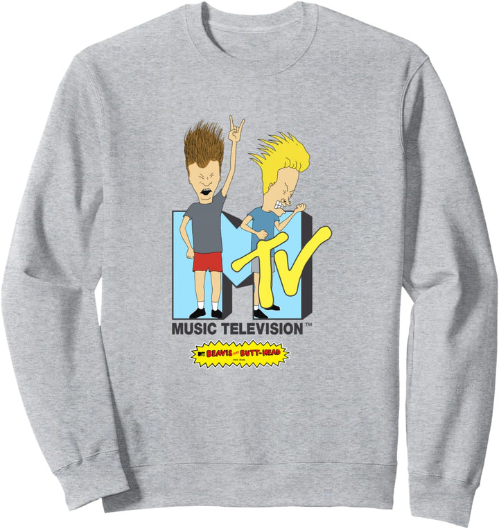 Beavis And Butt-Head MTV Logo Sweatshirt