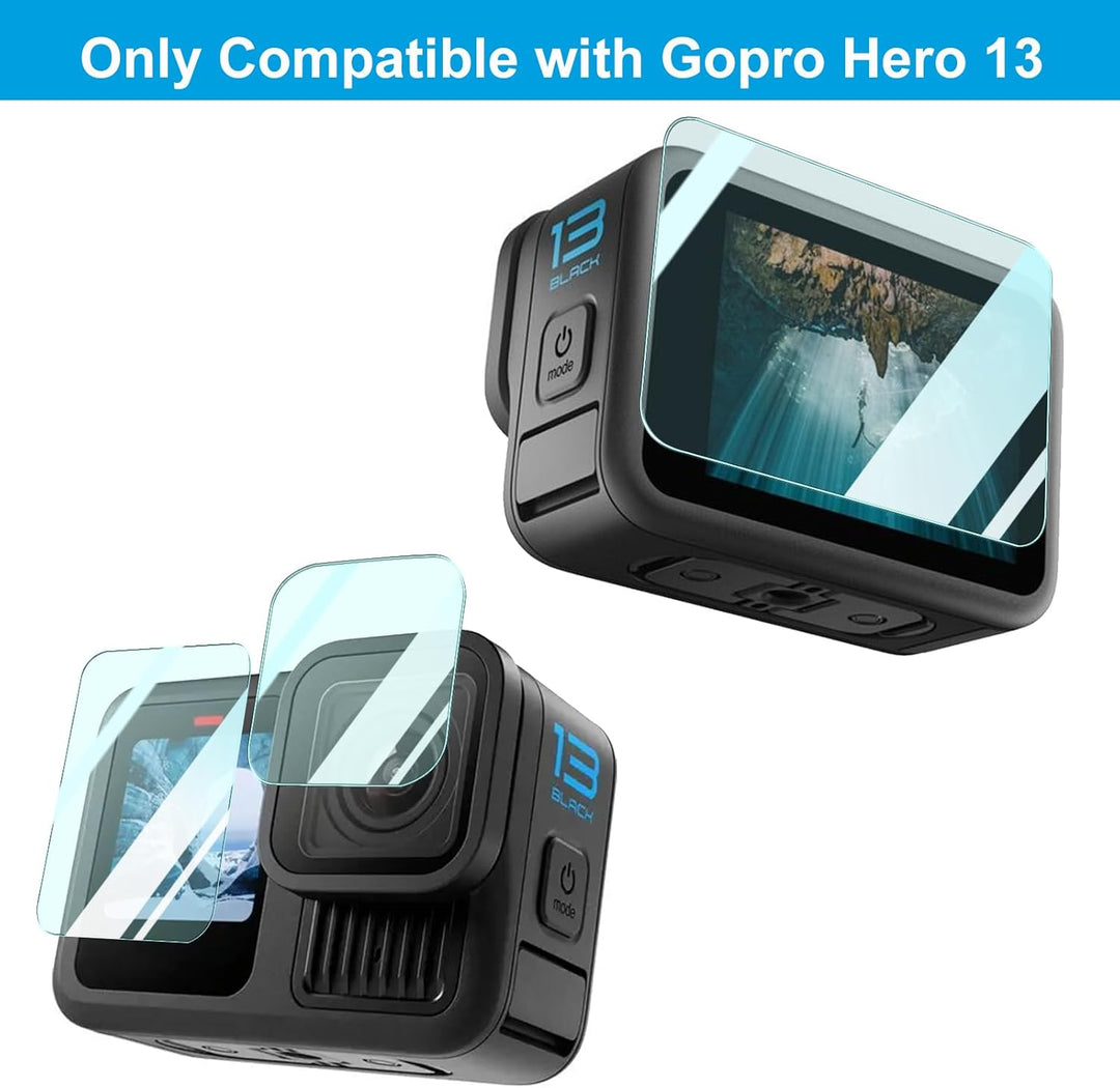 Zubehör Set Bundle für GoPro Hero 13 Black Kit, BMUUPY Wasserdicht Schutzhülle Wasserdicht Gehäuse S