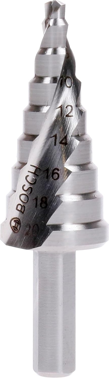 Bosch Stufenbohrer HSS (Ø 4-20 mm, 9 Stufen)