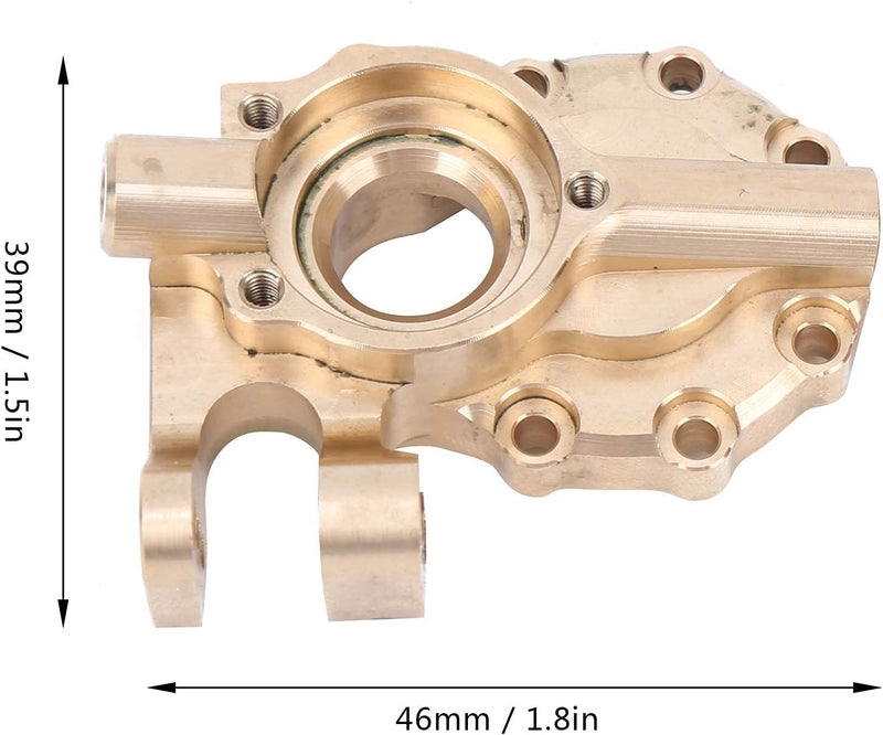 Rc Achsschenkel, Verbesserung der Stabilität des Autos Korrosionsbeständigkeit 2 Stück Messing Vorde