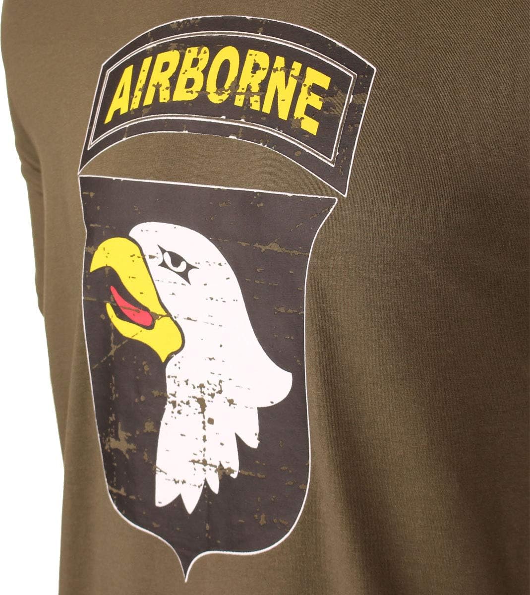 101St Airborne Grosses Logo-T-Shirt - Grün, S