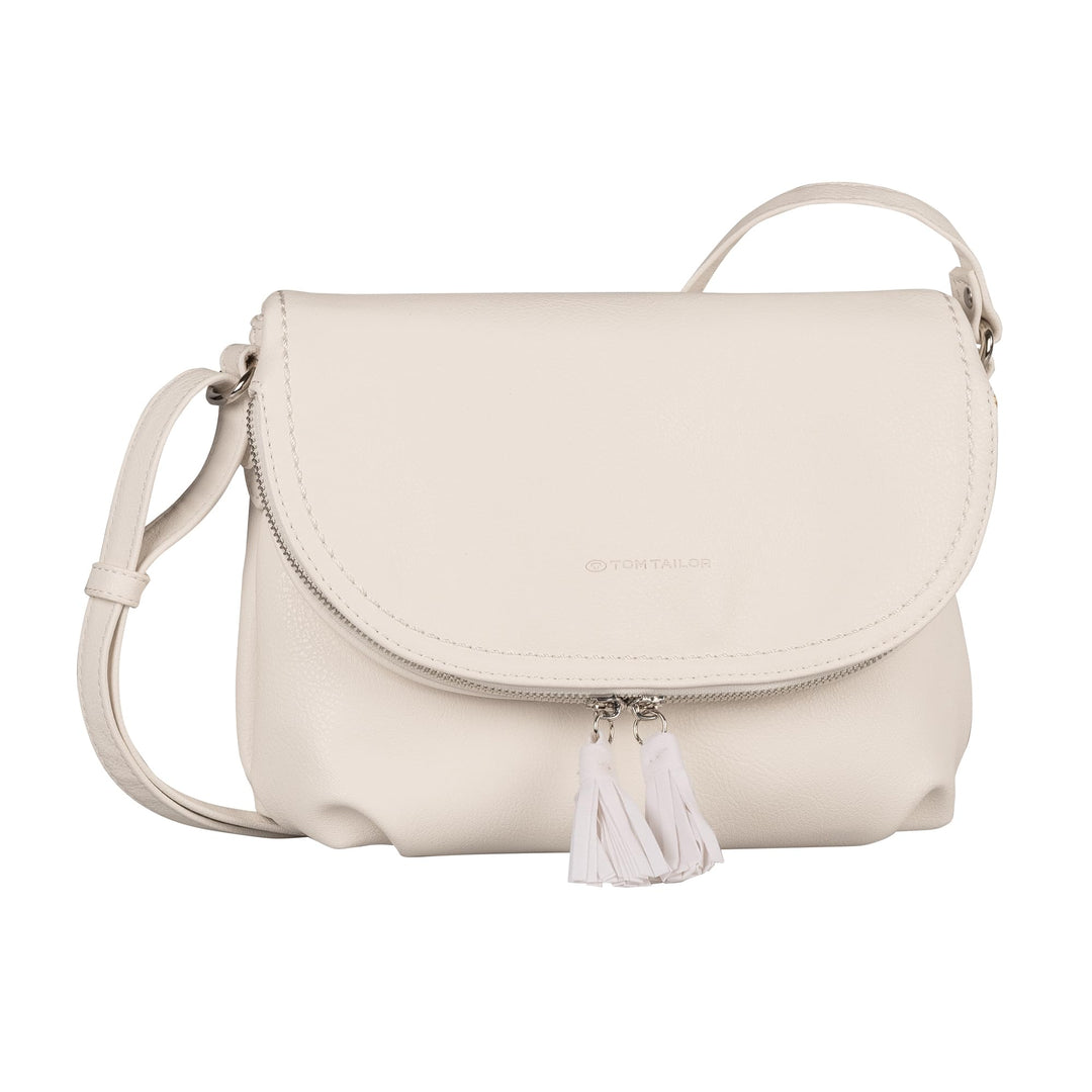 TOM TAILOR bags Lari Damen Umhängetasche Crossbody Bag 26,5 x 5 x 21 Weiss, 26,5 x 5 x 21 Weiss