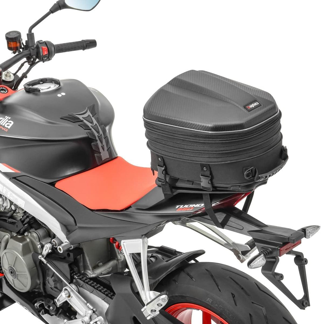 Motorrad Hecktasche für Beifahrersitz Bagtecs CRB Volumen variabel 14-22 L