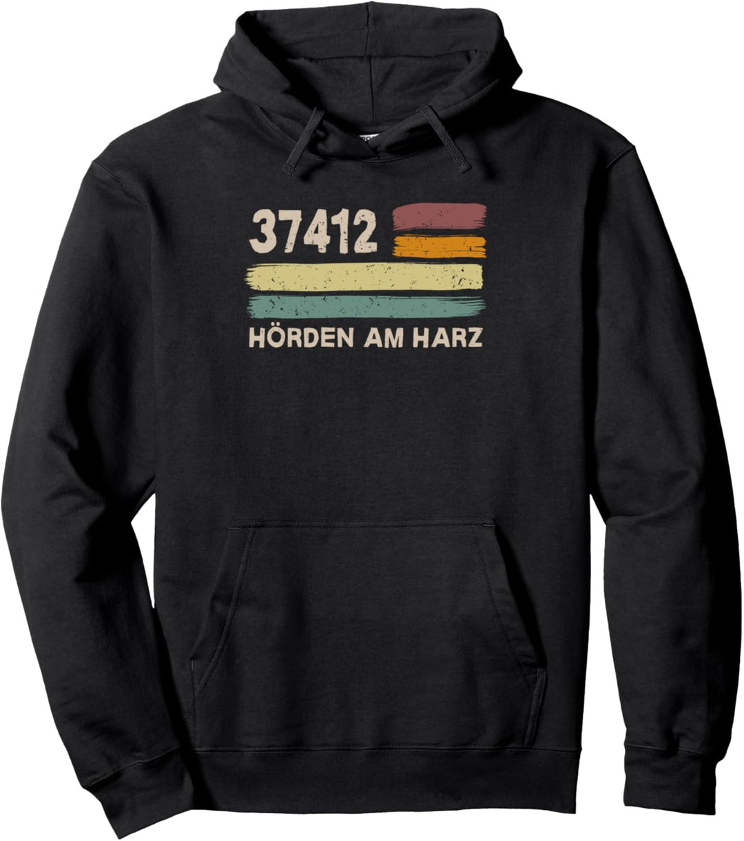Retro 37412 Hörden am Harz Vintage Gemeinde PLZ Pullover Hoodie